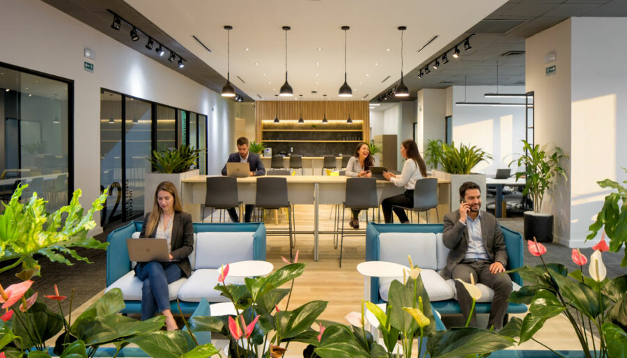 Rutina ideal para trabajar en un coworking y mantener alta productividad